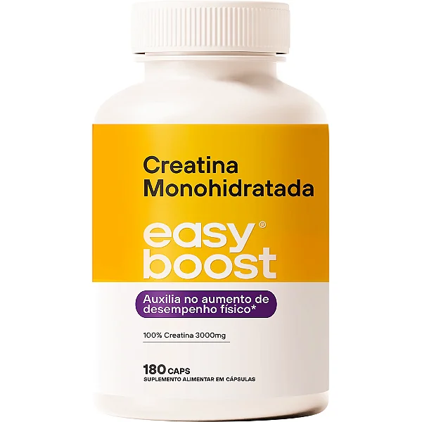Creatina Monohidratada com 180 cap (Easy boost)