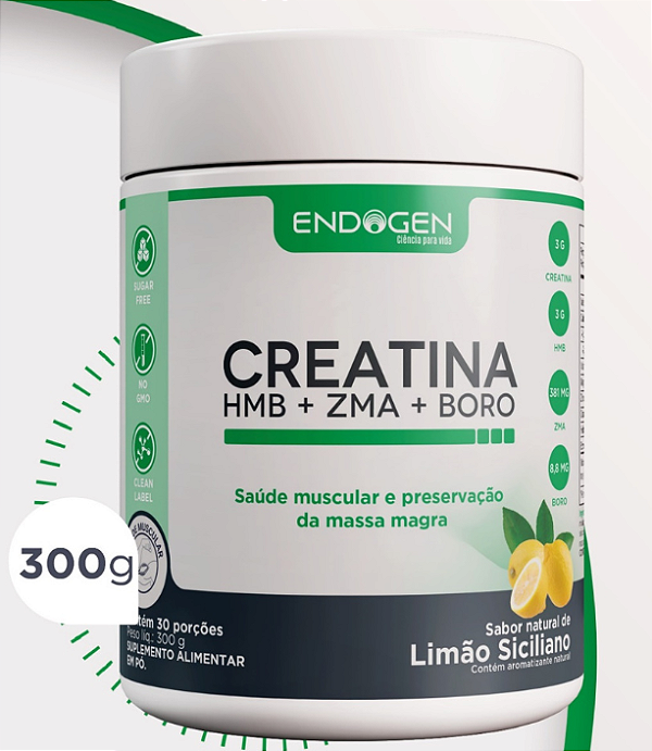 Creatina HMB+ZA+BORO 300g (ENDOGEN)