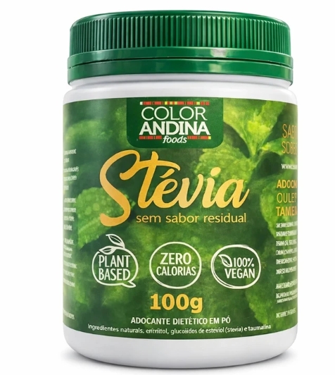 Adoçante Stévia 100g (Color Andina)