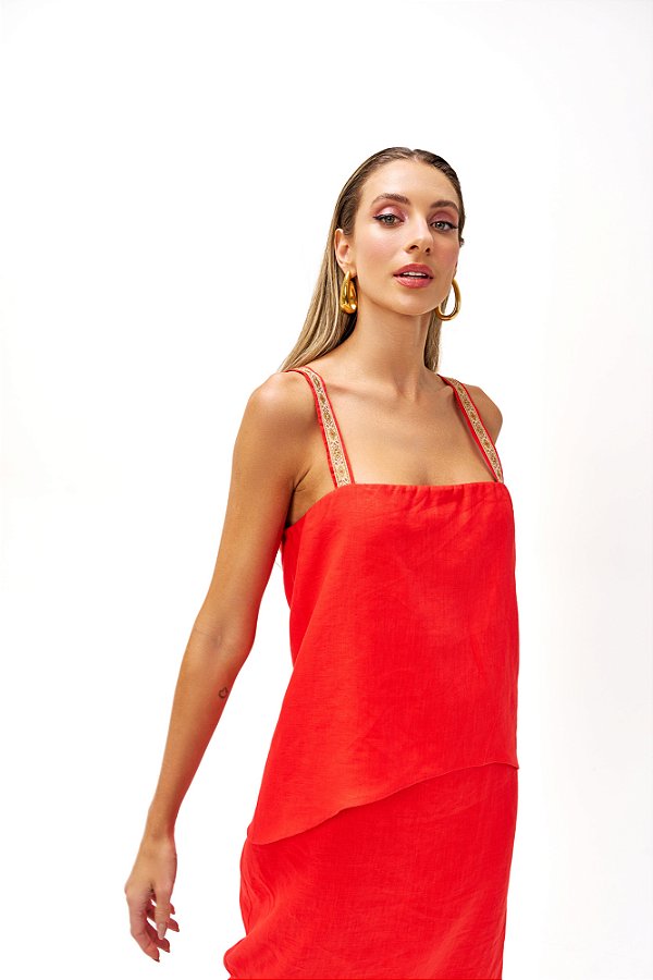 VESTIDO JAINE VERMELHO