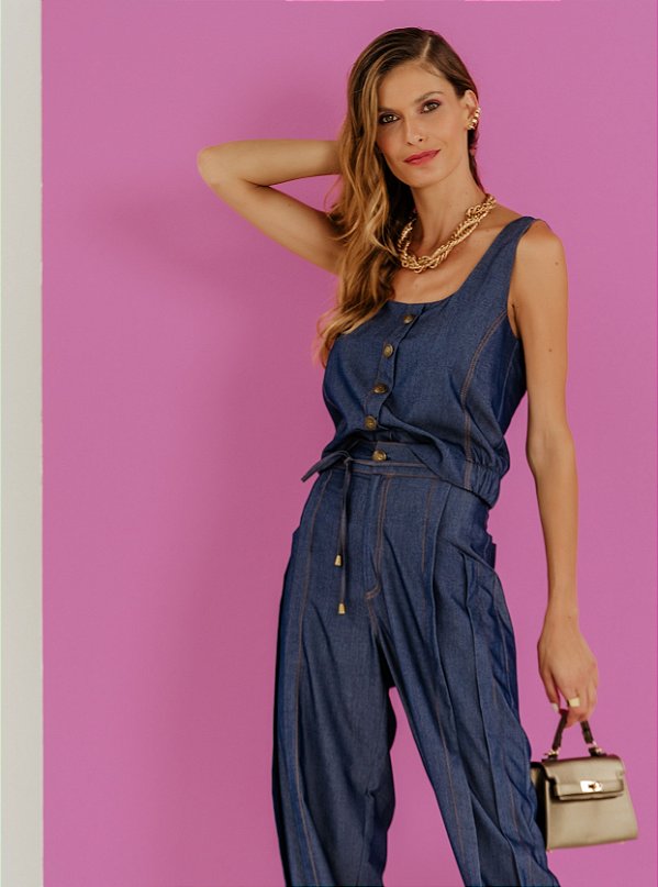 Blusa Jeans Eloisa Azul