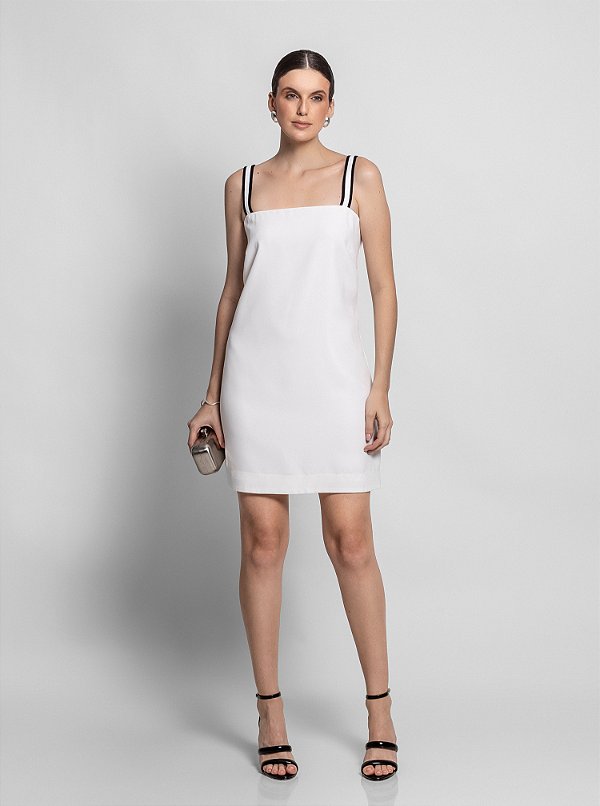 Vestido Edina Curto Off White