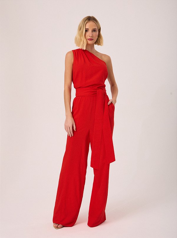 Macacão Yasmine Alfaiataria Vermelho
