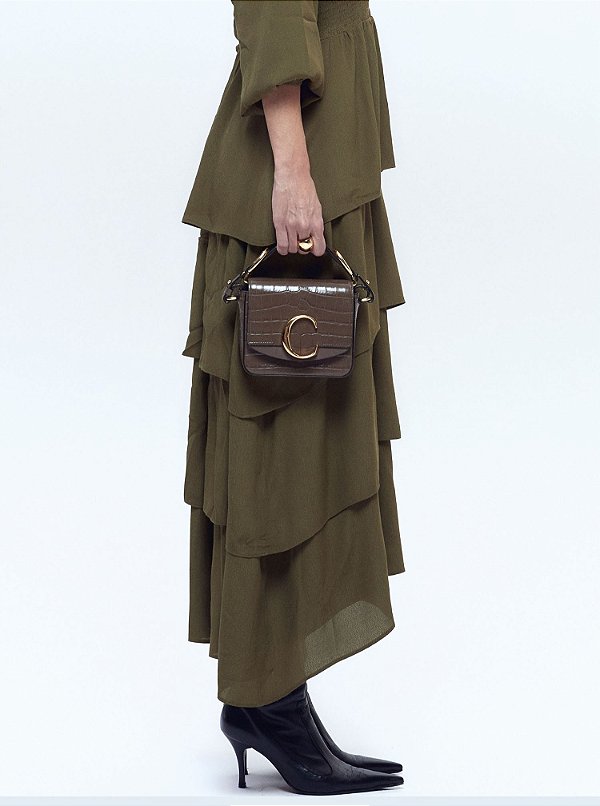 Vestido Samantha Crepe Verde
