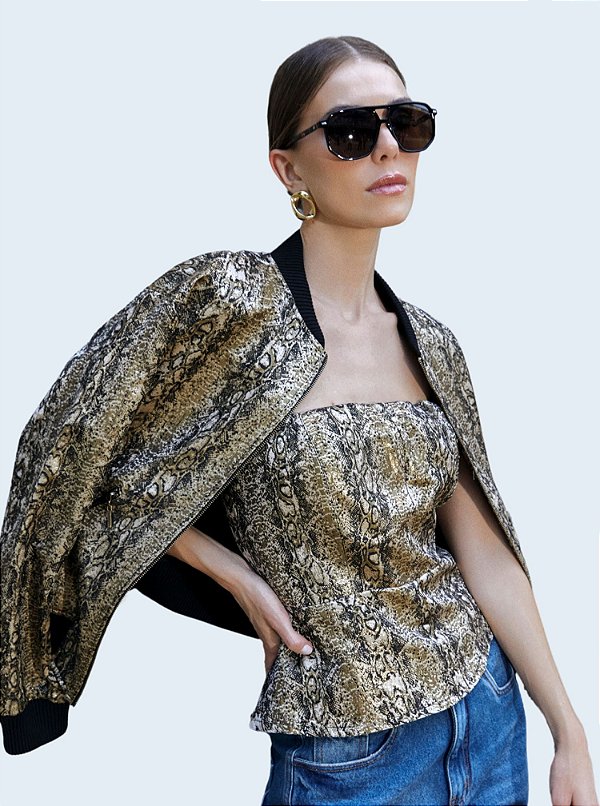 Blusa Mariluce Dourada