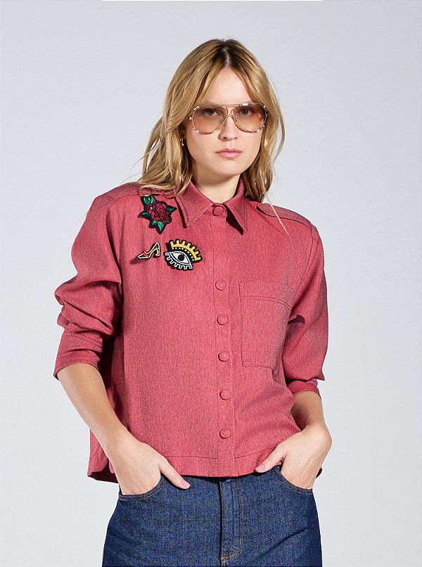 Camisa Dulce Alfaiataria Vermelha