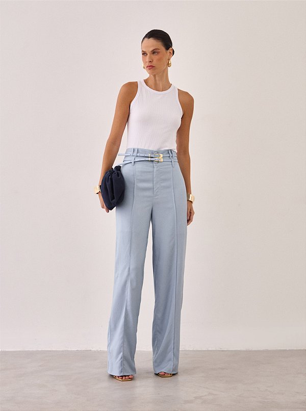 Calça Rafaela Alfaiataria Azul