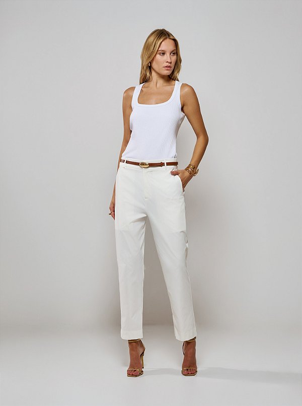 Calça Hilda Alfaiataria Off White