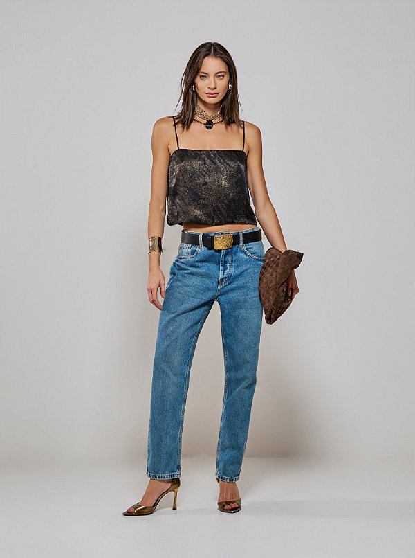 Calça Jeans Michele Azul