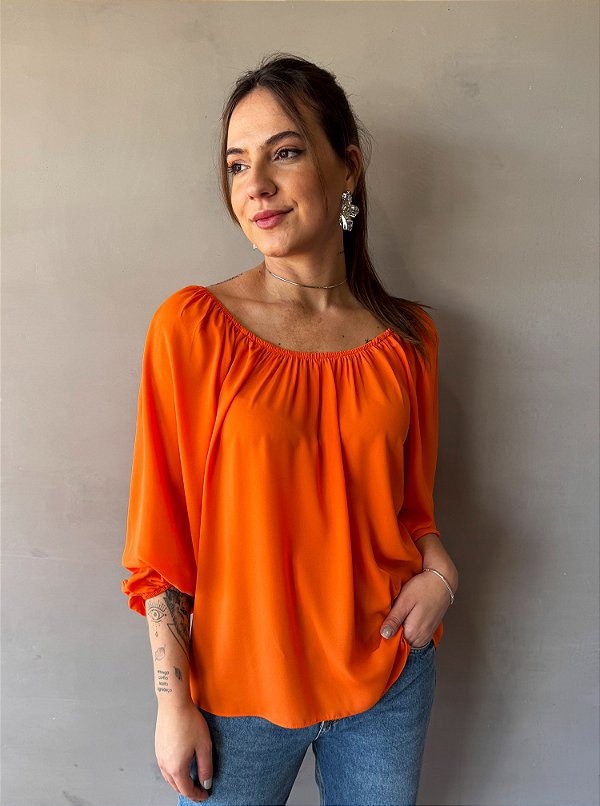 Blusa Natalia Laranja