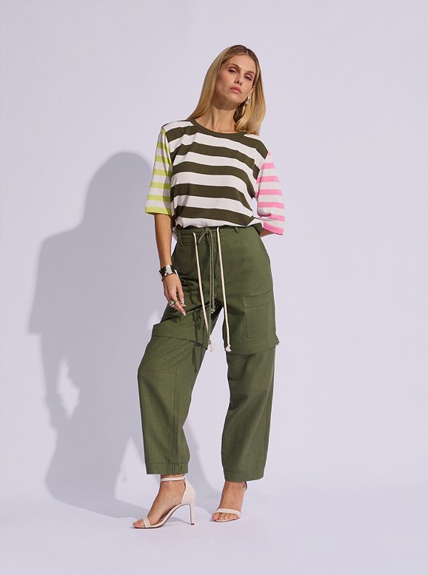 Calça Rafaela Sport Duo Verde Army