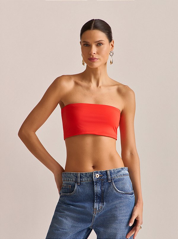 Top Red Faixa Vermelho