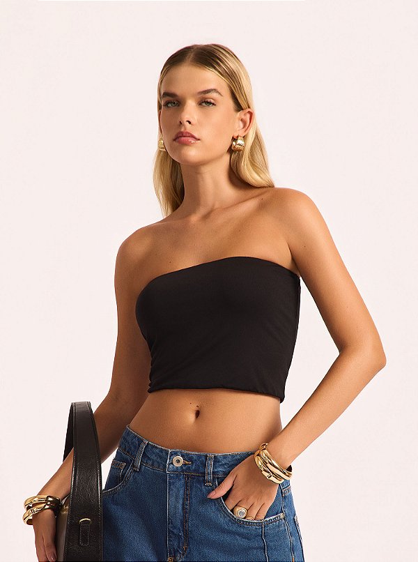 Top Lika Malha Preto