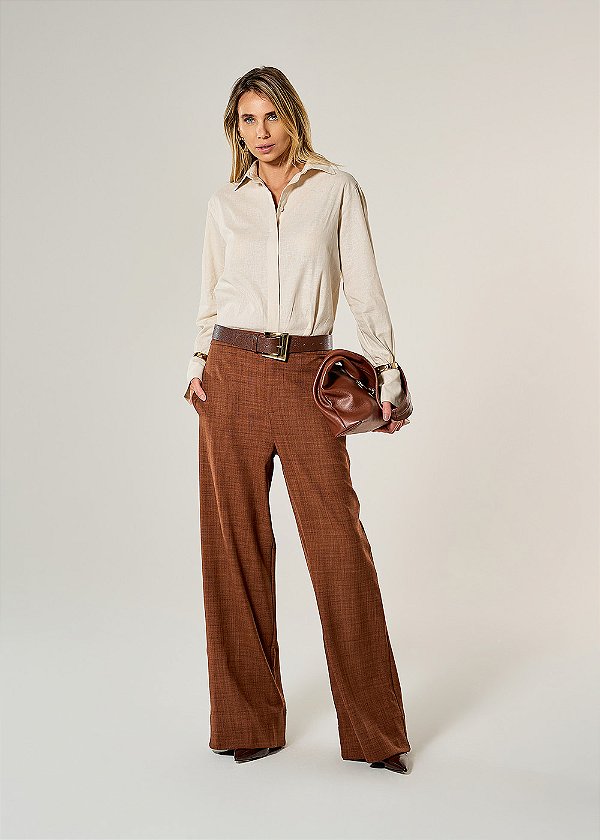 Calça Lírio Marrom