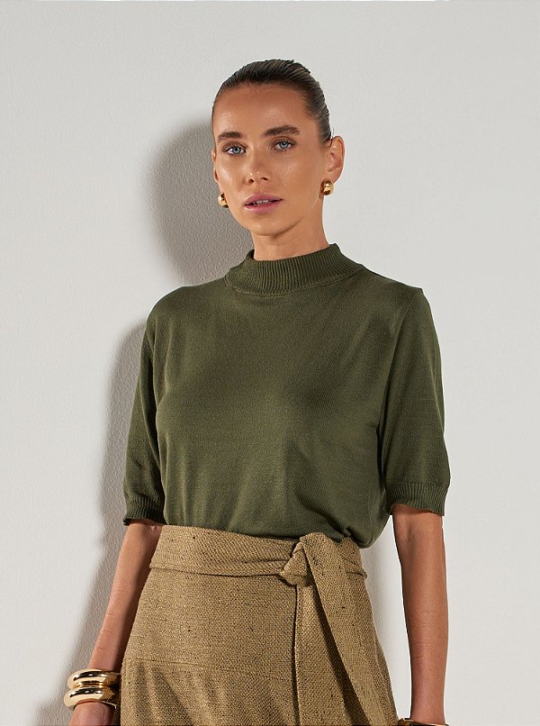 Blusa Tricot Axis Singular Verde