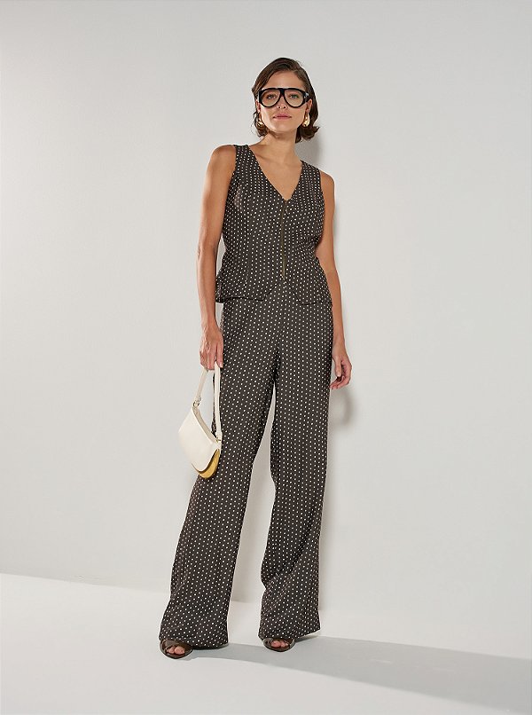 Conjunto Poá Silvia Verde Oliva