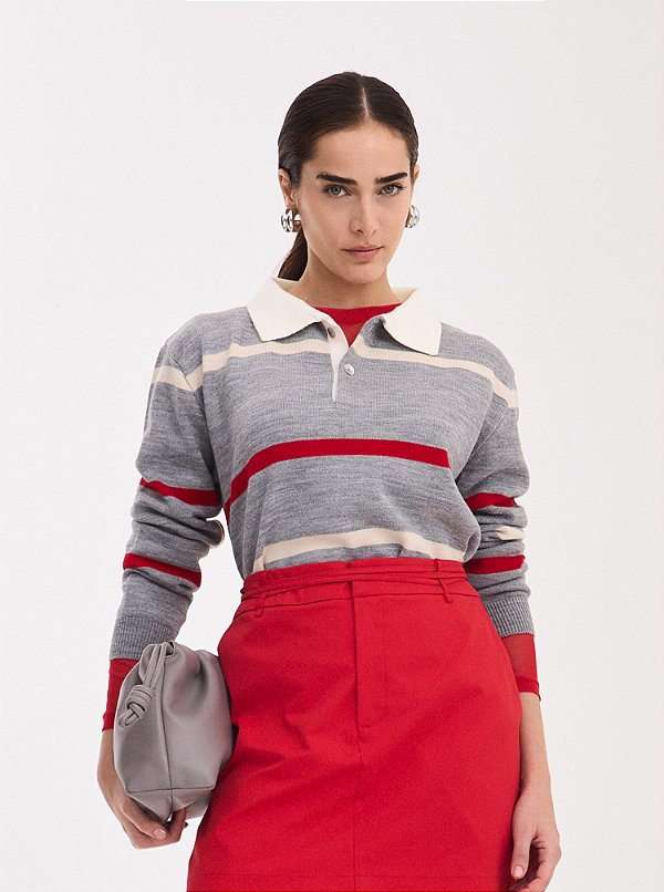 Polo Tricot Nicole Mescla