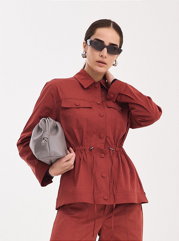 Jaqueta Alfaiataria Jolie Terracota