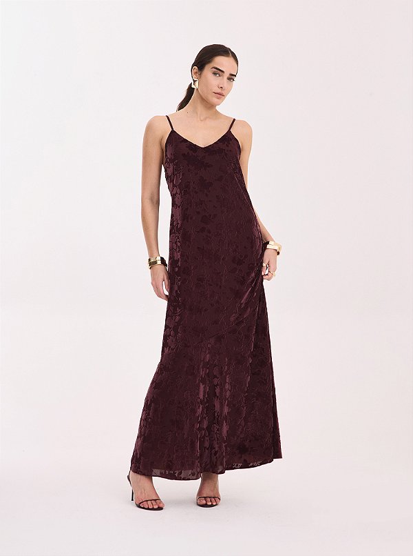 Vestido Eleonora Vinho