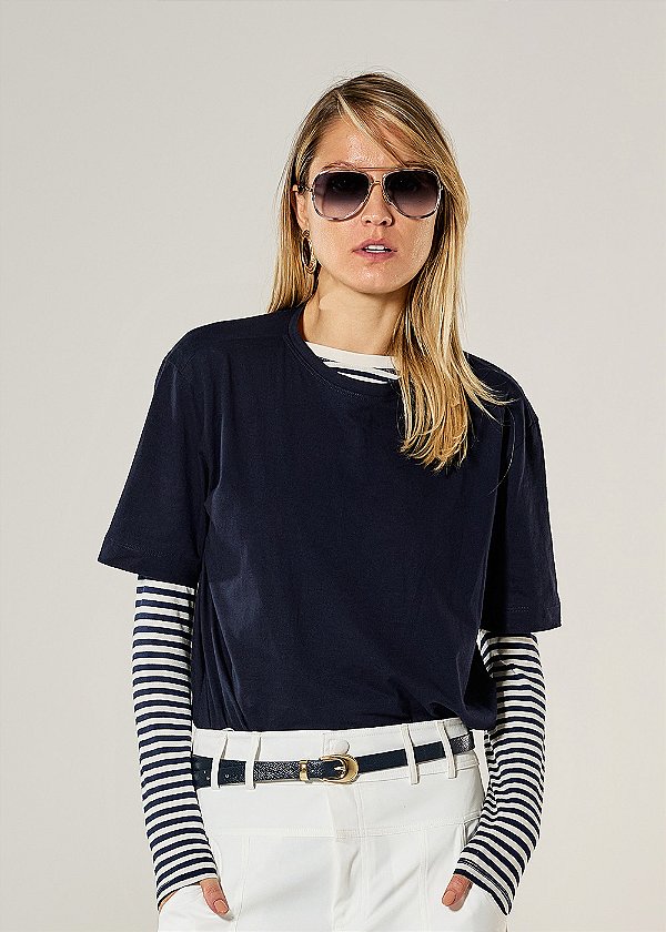 T-Shirt Malha Alana Marinho