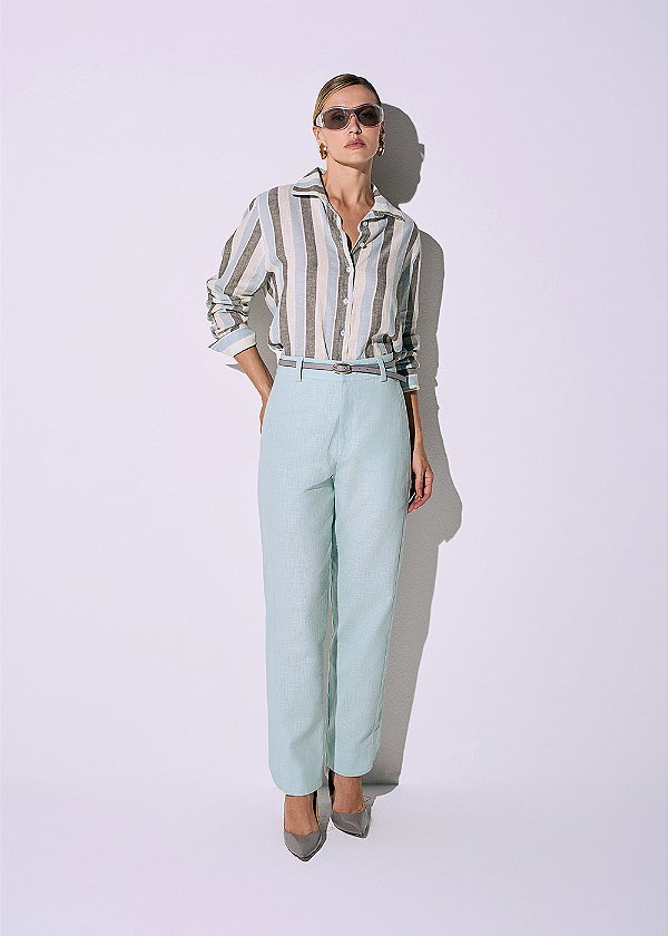 Calça Alfaiataria Rami Francesca Verde Menta
