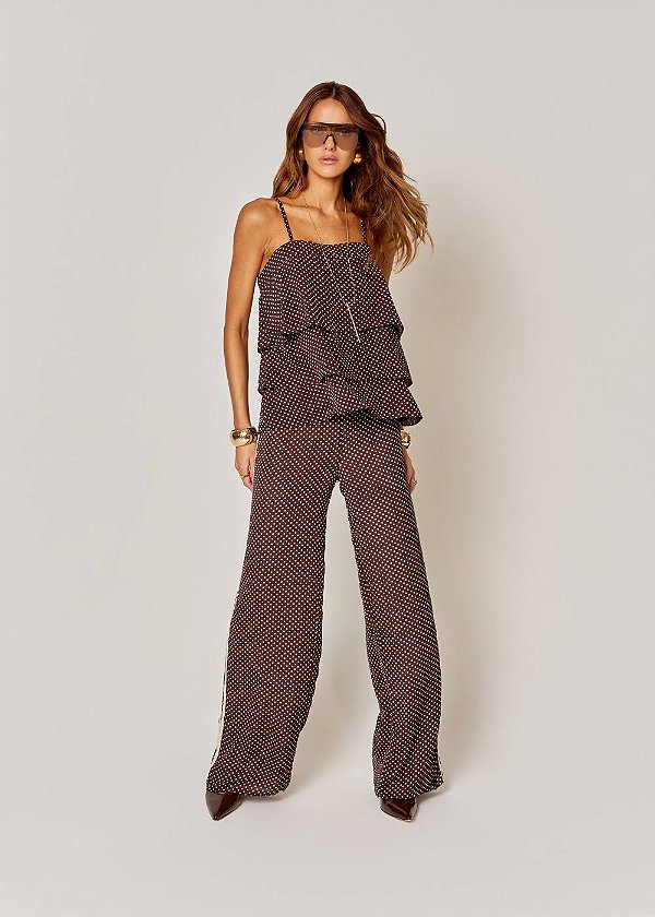 Calça Chiffon Lolla Poá