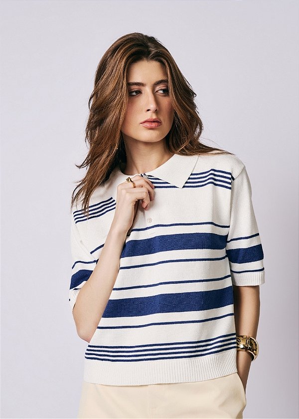 Blusa Tricot Luci Marinho