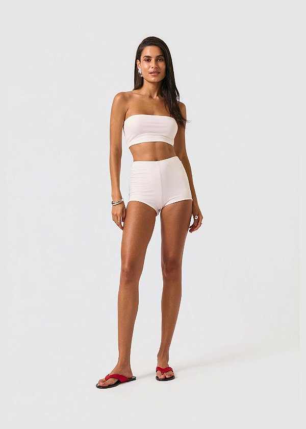 Hot Pants Malha Marcia Off White