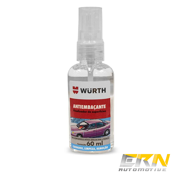 Anti Embaçante 60ml P/ Parabrisa Vidro Spray - WURTH - ERN Automotive -  Produtos para cuidar do seu automóvel!