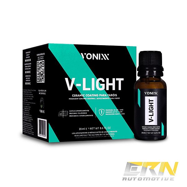 V-Light 20ml Vitrificador P/ Farol Coating 1 Ano - VONIXX