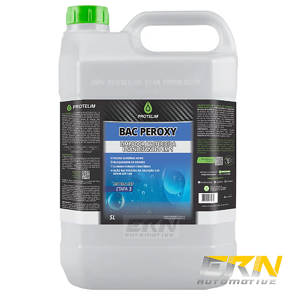 Bac Peroxy 5L Peróxido Limpa Estofados Concentrado - PROTELIM