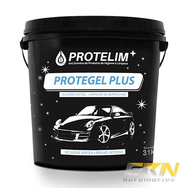 Protegel Plus 3,1kg Silicone Gel P/ Plásticos Brilho - PROTELIM