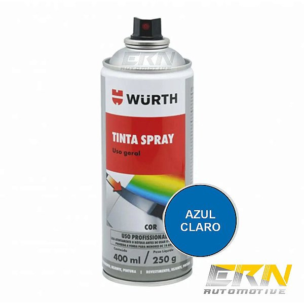 Tinta Spray Azul Claro 400ml 250g - WURTH