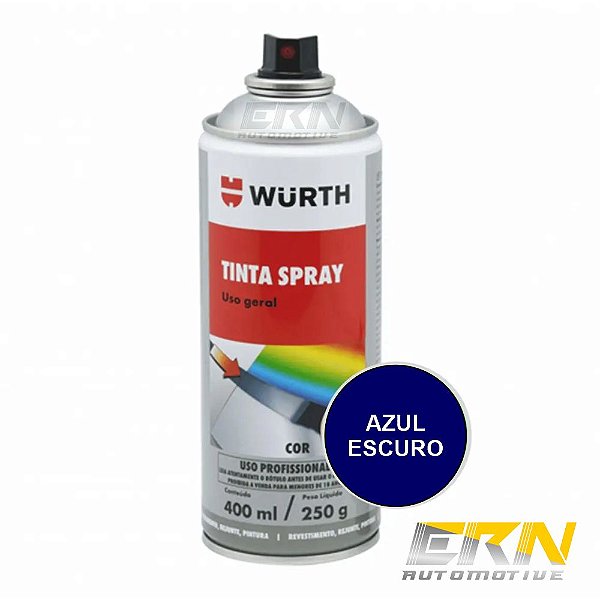 Tinta Spray Azul Escuro 400ml 250g - WURTH