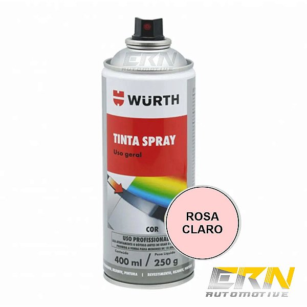 Tinta Spray Rosa Claro 400ml 250g - WURTH