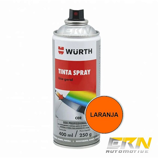 Tinta Spray Laranja 400ml 250g - WURTH