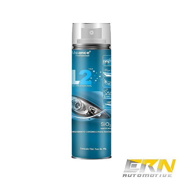 L2 65ml Vitrificador De Farol Aerossol 1 Ano - ALCANCE