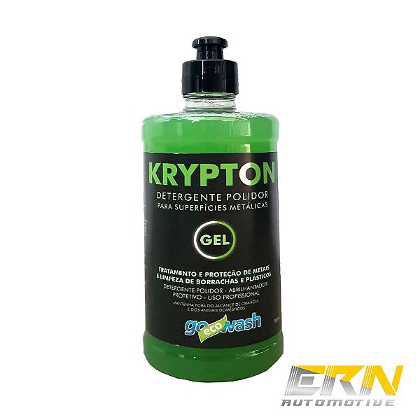 Krypton Gel 500ml Detergente Polidor De Metais Concentrado - GO ECO WASH