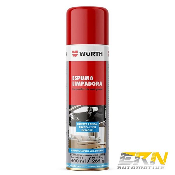 ESPUMA LIMPADORA 400ML 265G LIMPA ESTOFADO PLASTICOS - WURTH