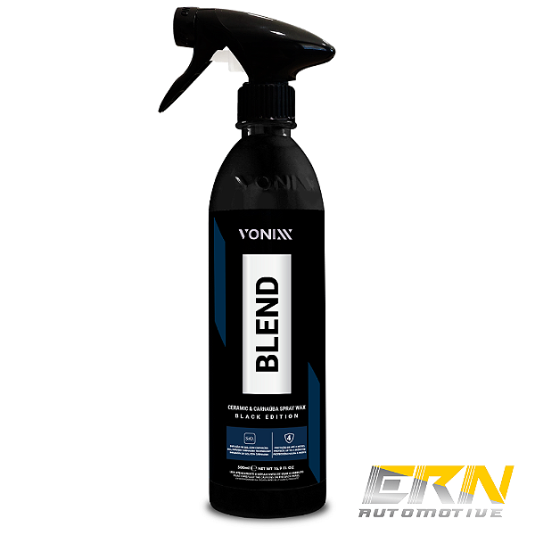 Blend Spray Wax Black Edition 500ml Cera Líquida Carnaúba SiO2 - VONIXX
