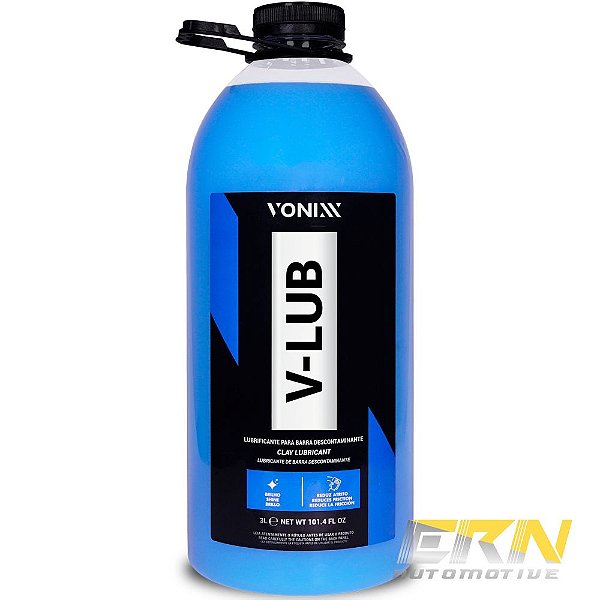 V-Lub 3L Lubrificante De Barra Descontaminante Clay Bar - VONIXX