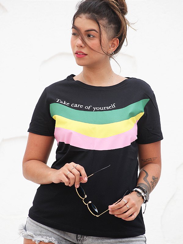 Combo 15 Camiseta Feminina Estampada Blusa Tshirtfeminino