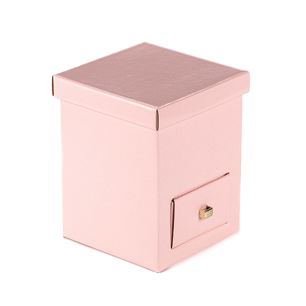 Caixa Gaveta Rosa Bebê (02 unidades)