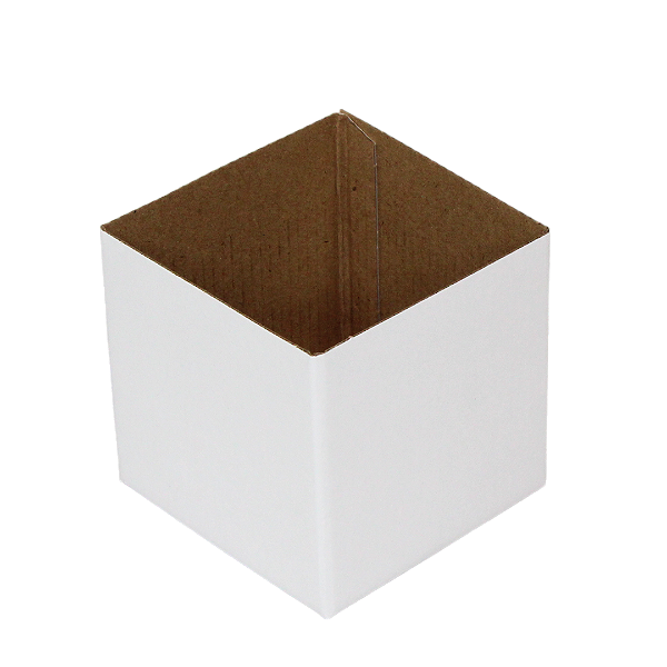 Cachepot Quadrado Pote 15 Branco (05 unidades)