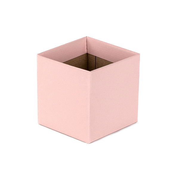 Cachepot Quadrado Pote 12 Rosa Bebê (05 unidades)