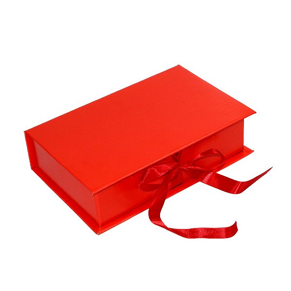 Caixa Livro Vermelha (01 unidade)