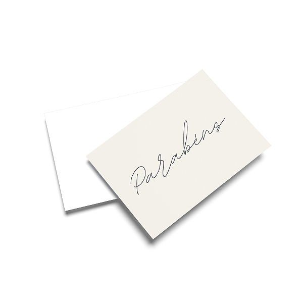 Card Postal Parabéns (10 unidades)