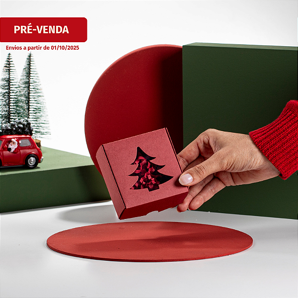 Mini Box Natal CardPlus Red (05 unidades)
