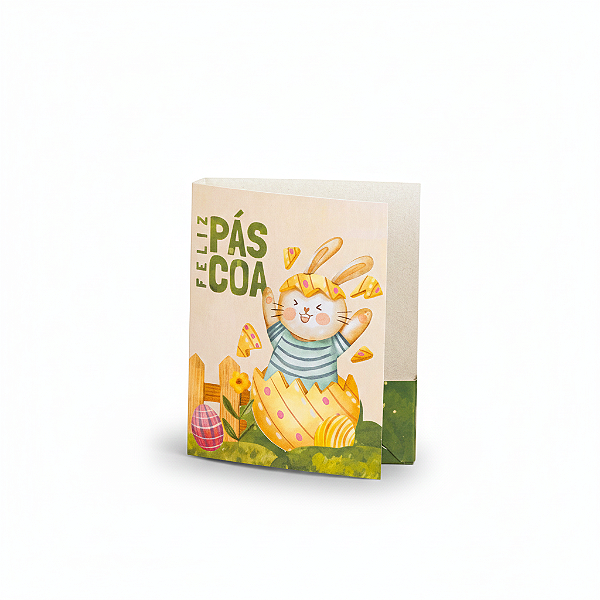 Cartão Para Biscoitos/Chocolates Páscoa Encantada (10 unidades)
