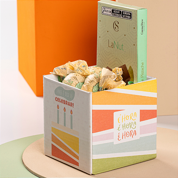 Cachepot Quadrado Pote 09 Celebrar (05 unidades)